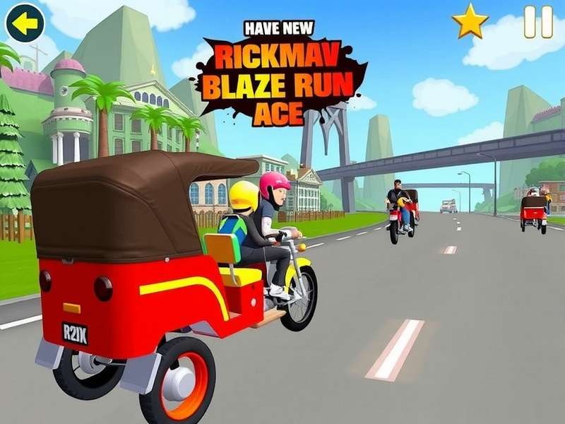 Rickshaw Blaze Run Ace tournament in India